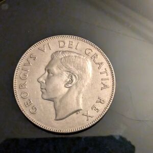 Georgivs VI Coin Canadian 50 Cents